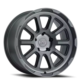 Black Rhino GY Chase  Brushed Gunmetal /  (18"x9.5", 5x127 Bolt Pattern, +-18mm Offset, 71.6mm Hu...