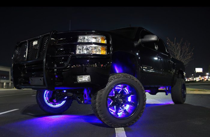 Oracle LED Illuminated Wheel Rings - ColorSHIFT No Remote - ColorSHIFT No Remote