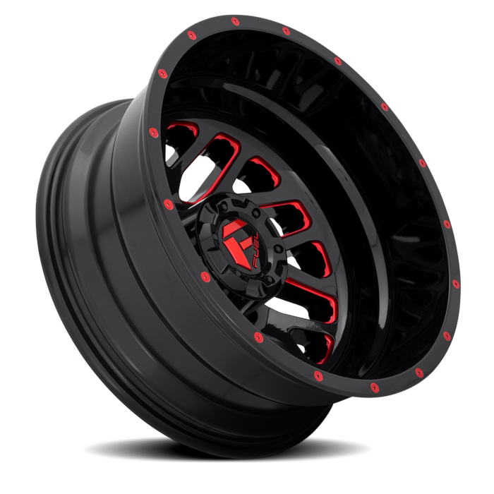 Triton Dually D656 Gloss Black / Red Tinted Clear