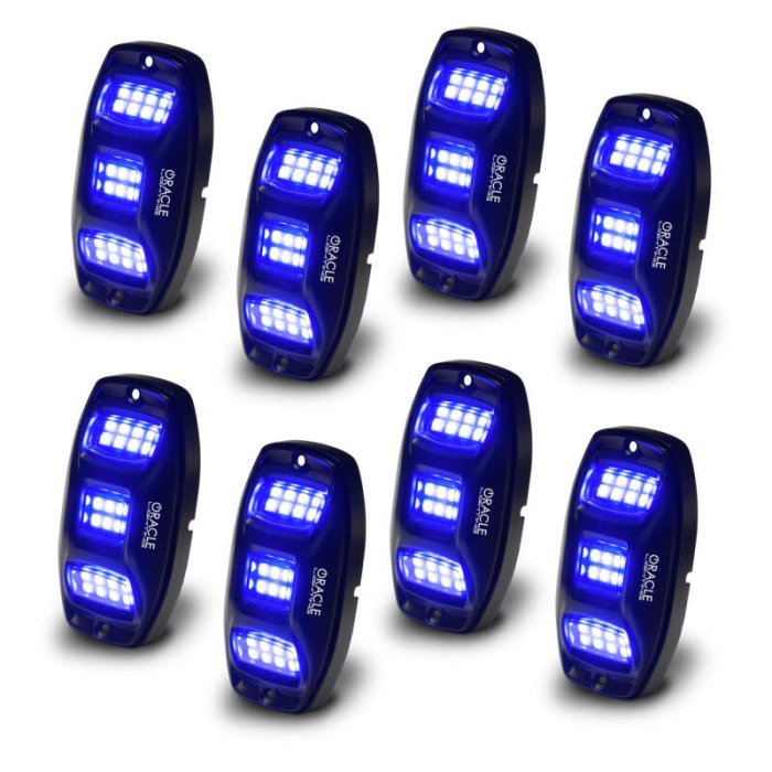 Oracle Underbody RGB+W Wheel Well Rock Light Kit - 8 PCS - ColorSHIFT