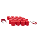 21MM HEX CAP SET RED CLAM