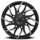 G.O.A.T. S259 Gloss Black / Machined Spokes