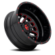 Triton Dually D656 Gloss Black / Red Tinted Clear